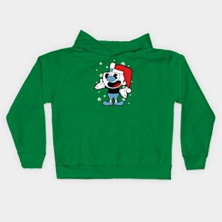 mugman christmas Kids Hoodie